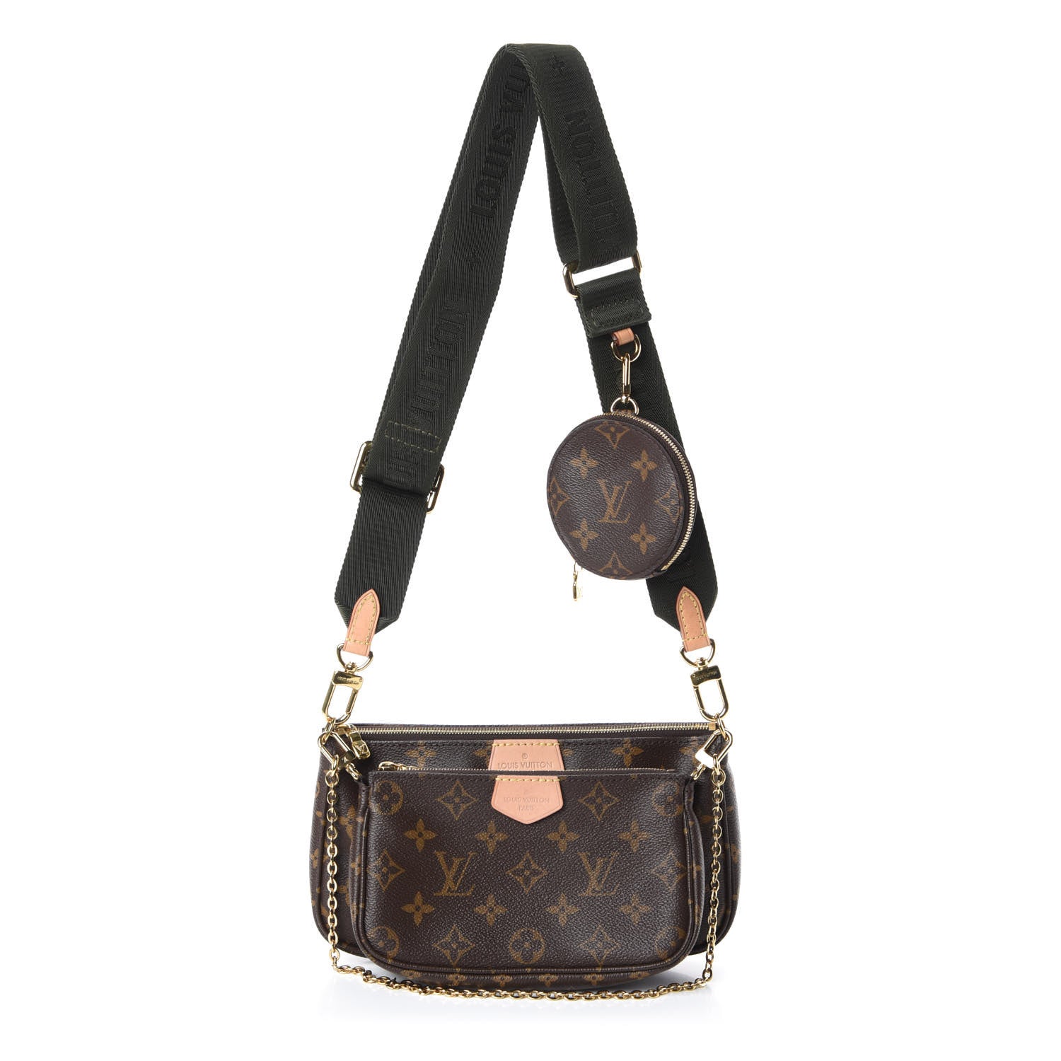 Louis Vuitton Monogram Multi Pochette Accessories Kaki 1 of 11