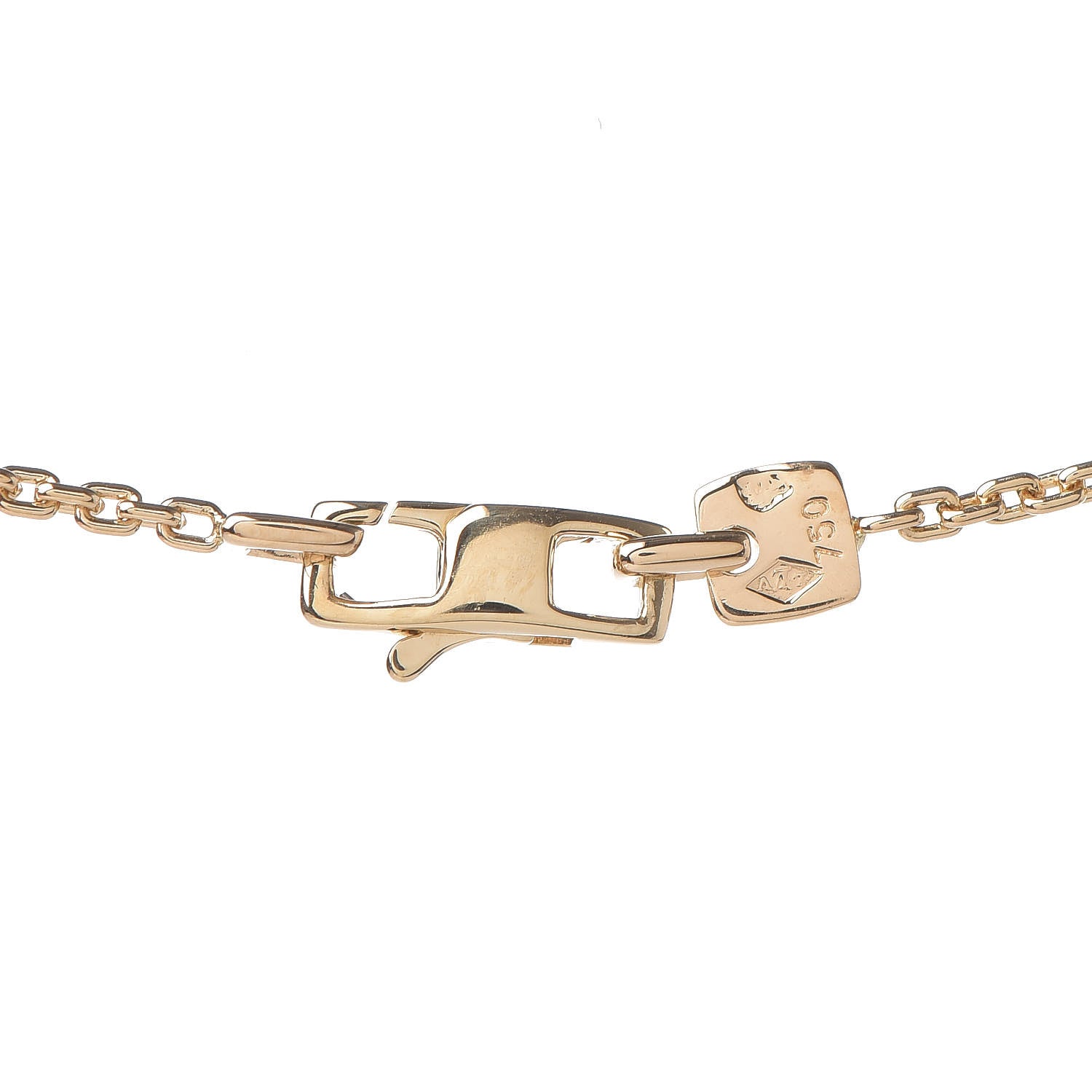 Louis Vuitton 18K Yellow Gold Diamond Fleur Pendant Necklace 5 of 6