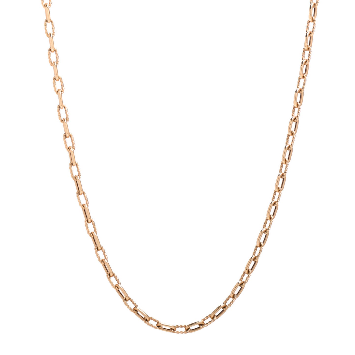 18K Yellow Gold 3mm Madison Chain Necklace