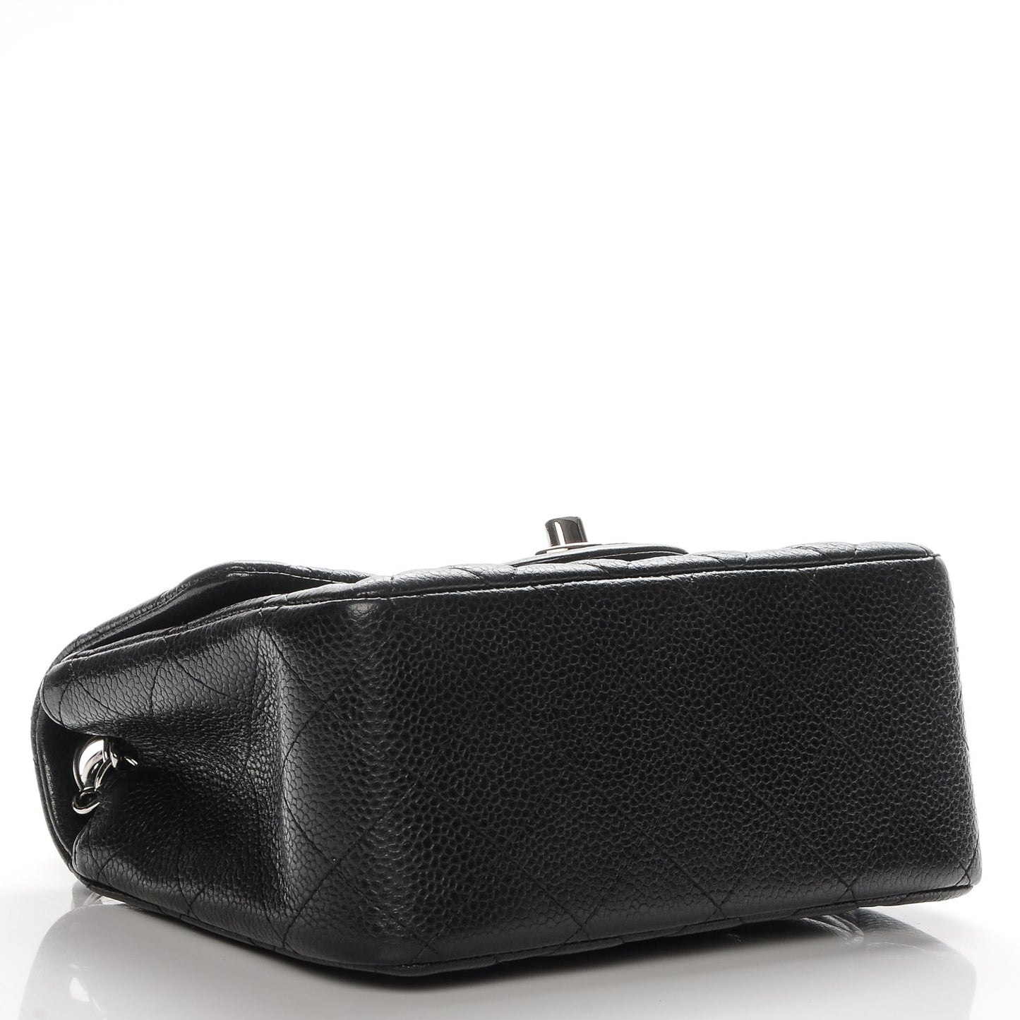 Caviar Quilted Mini Square Flap Black