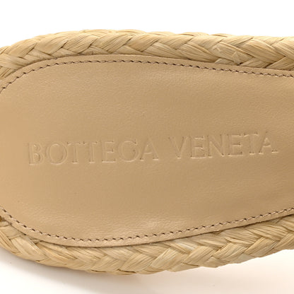 Bottega Veneta Raffia Intrecciato Lido Mule 90 Sandals 40 Cane Sugar 8 of 8