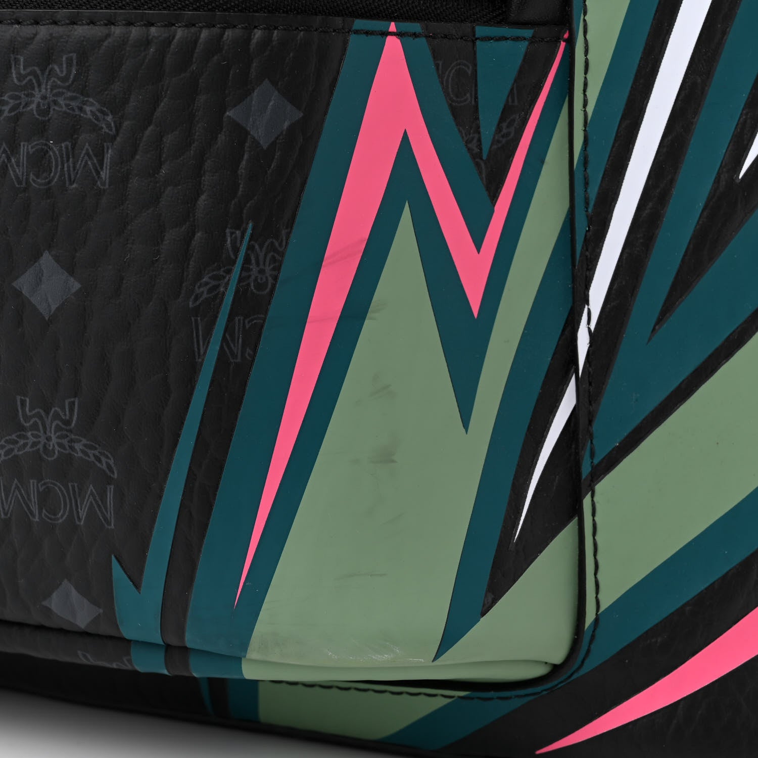 MCM otor Visetos Medium Stark Backpack Black 10 of 10