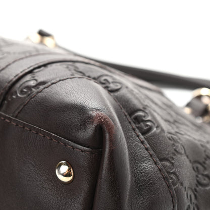 Gucci Guccissima Small Lovely Heart Tote Chocolate 19 of 26