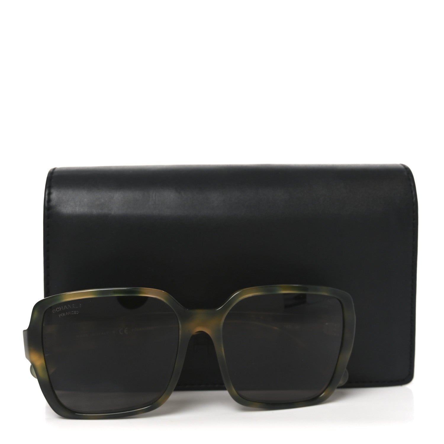 Chanel Acetate Square Sunglasses 5408 Green 7 of 7