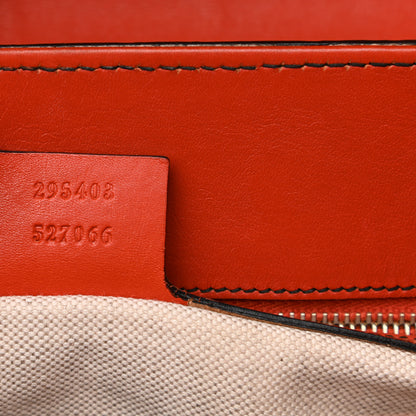 Gucci Guccissima Large Emily Chain Shoulder Bag Sun Orange 7 of 11