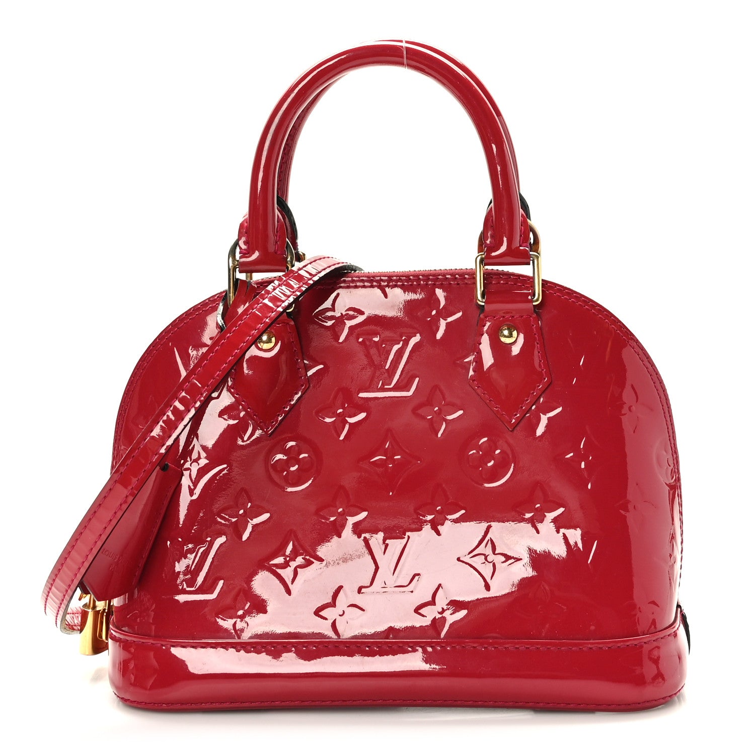 Louis Vuitton Vernis Alma BB Rose Indien 1 of 8