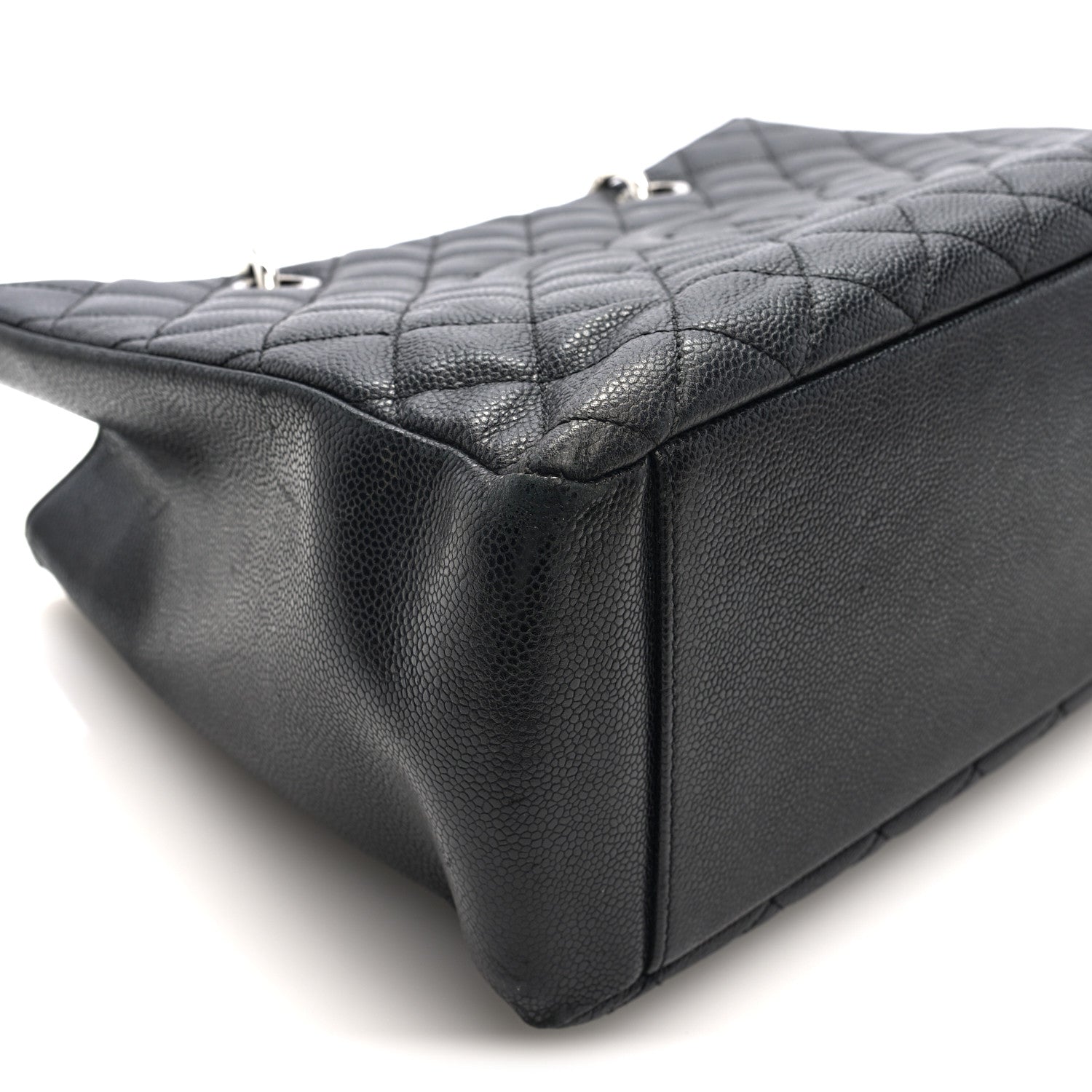 Chanel Caviar Quilted Grand Shopping Tote GST Black 9 of 10