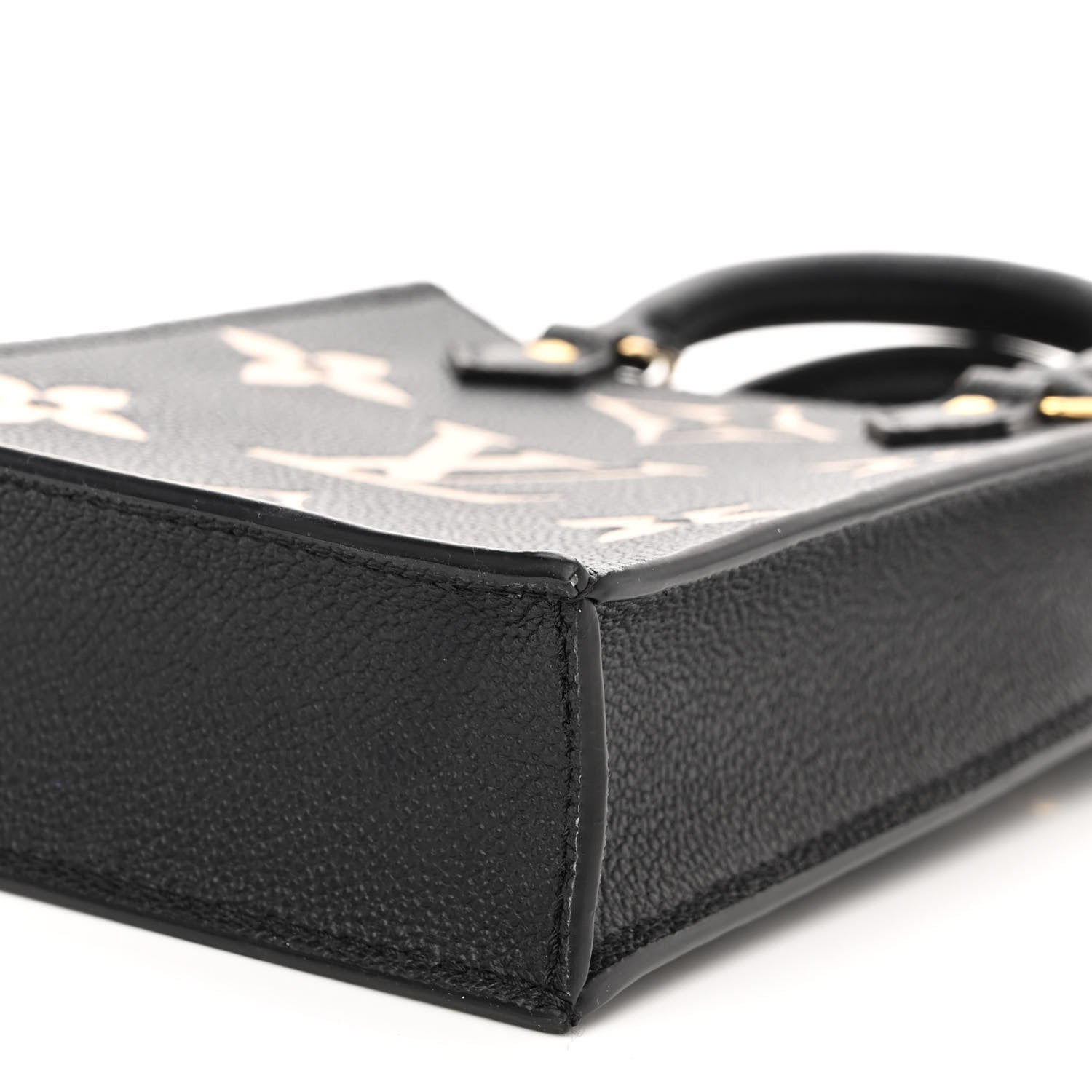 Louis Vuitton Empreinte Monogram Giant Petit Sac Plat Black Beige 9 of 9
