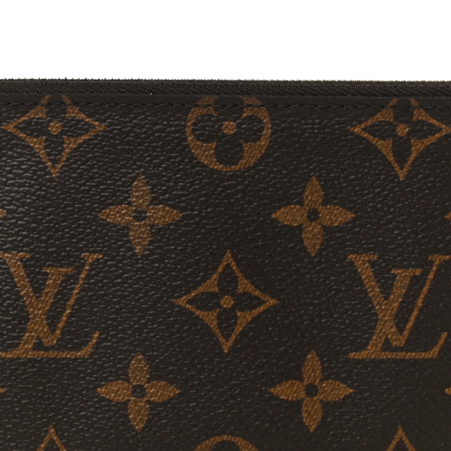 Monogram Felicie Chain Wallet Zippered Insert Fuchsia