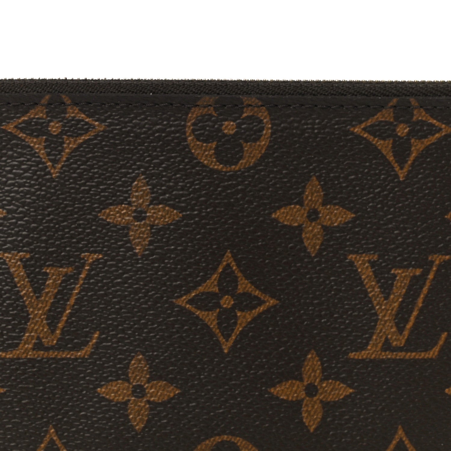 Louis Vuitton Monogram Felicie Chain Wallet Zippered Insert Fuchsia 7 of 9
