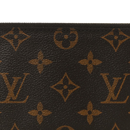 Louis Vuitton Monogram Felicie Chain Wallet Zippered Insert Fuchsia 7 of 9