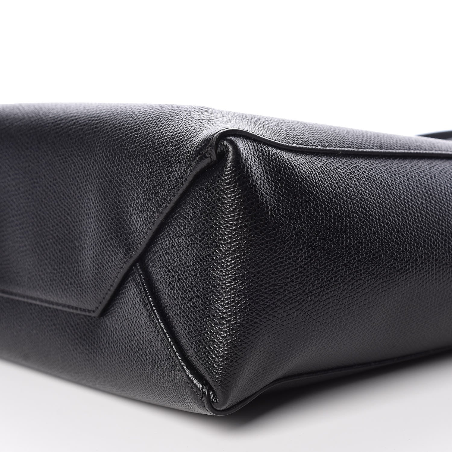 Celine Grained Calfskin Small Vertical Cabas Black 6 of 10