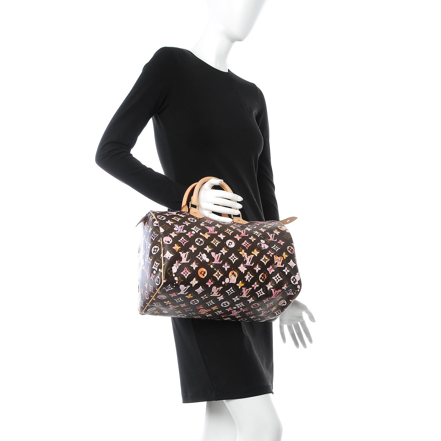 Louis Vuitton Watercolor Aquarelle Speedy 35 Brown 2 of 7