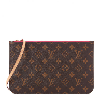 Louis Vuitton Monogram Neverfull MM GM Pochette Pivoine 1 of 7