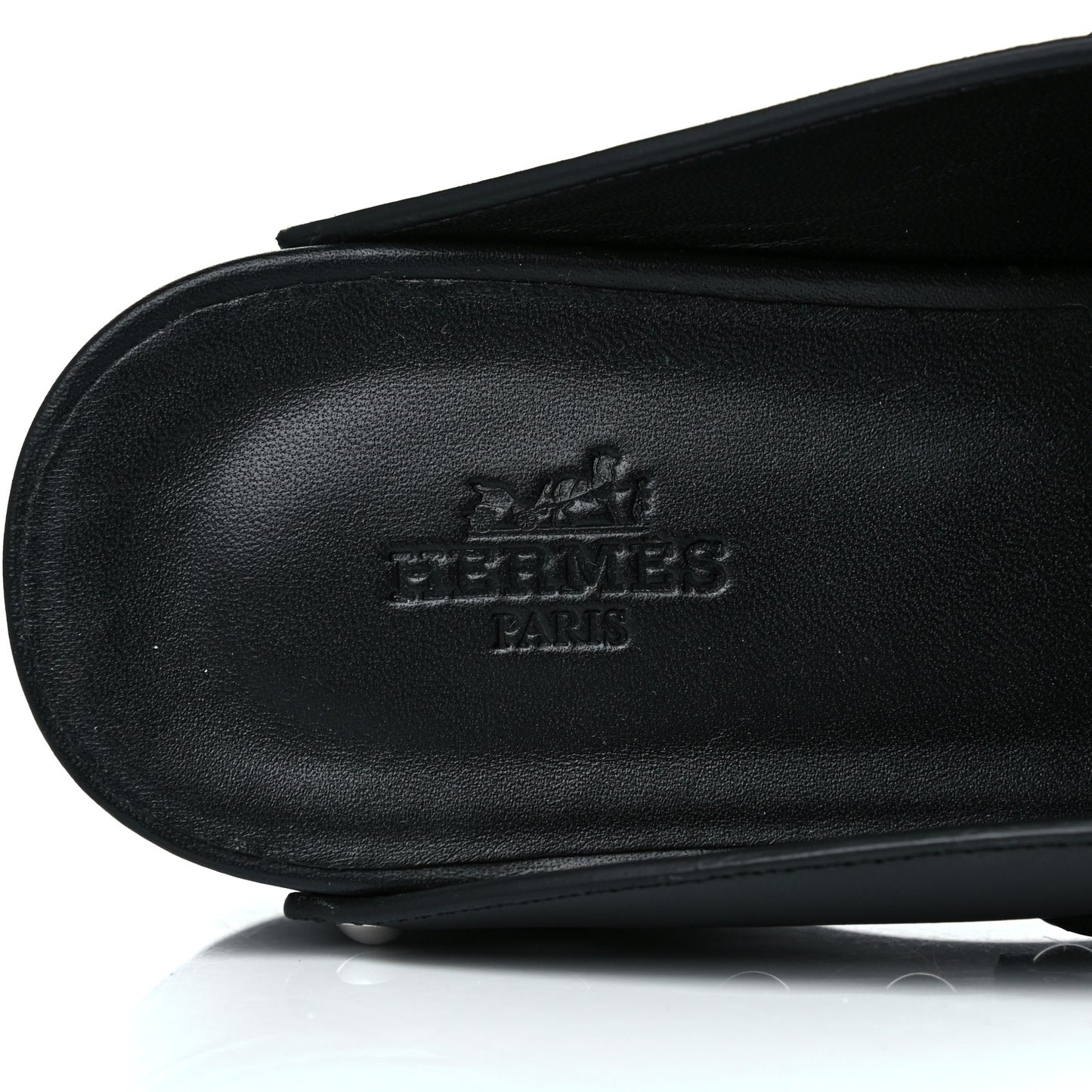 Calfskin Calya Mules 37 Black