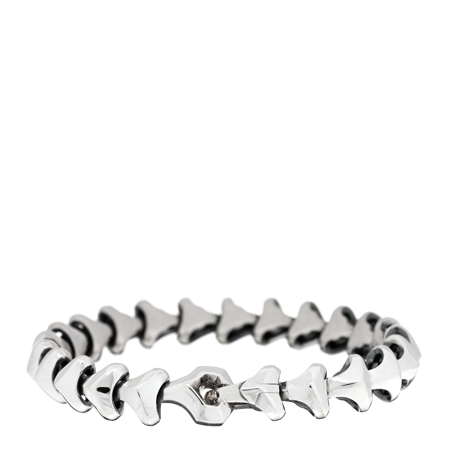 Sterling Silver Mens Armory Link Bracelet