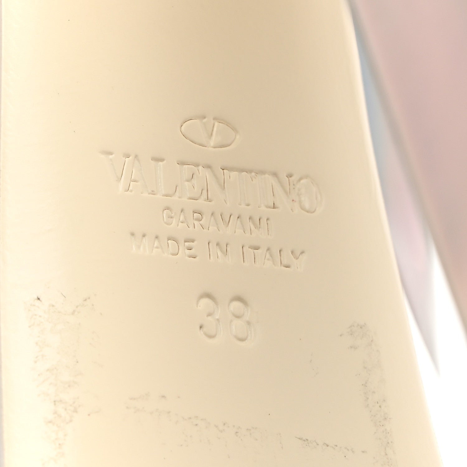 Valentino Garavani Metallic Tan-Go 55/155mm Platform Pumps 38 Silver 8 of 9