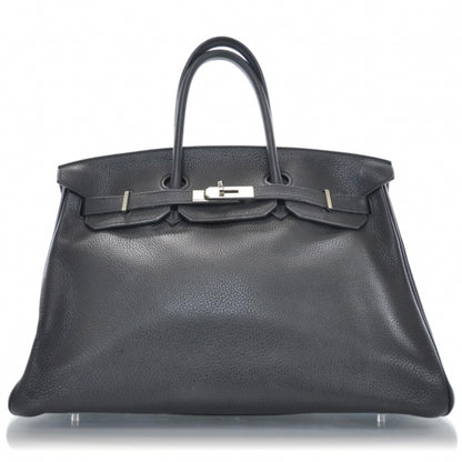 Hermes Taurillon Clemence BIRKIN 35 Black 1 of 20