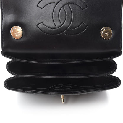 Chanel Lambskin Quilted Small Trendy CC Dual Handle Flap Bag Black 5 of 11