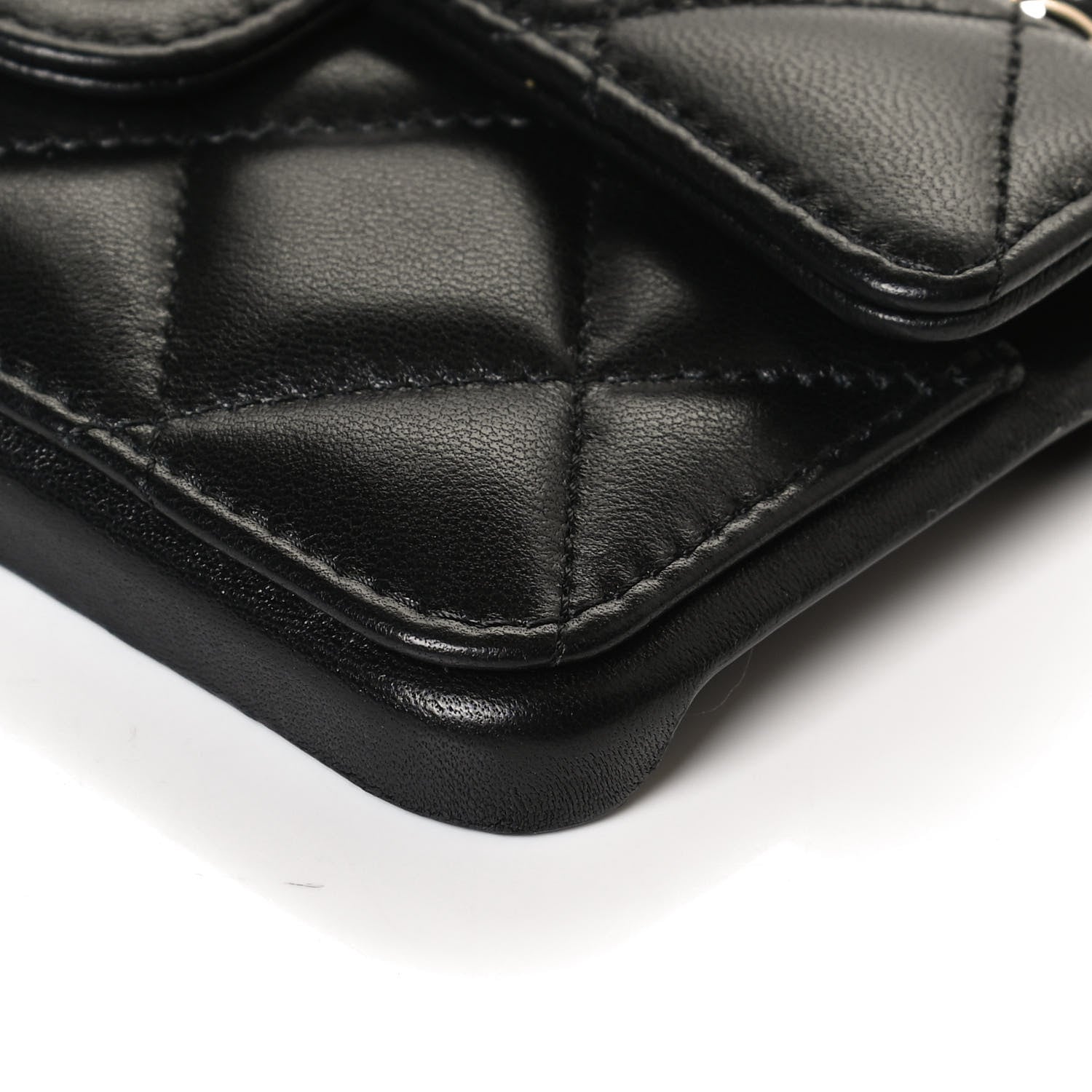 Chanel Lambskin Quilted iPhone XII Pro Case With Chain Black 9 of 12