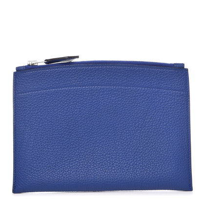 Hermes Togo Mini Bazar Pouch Bleu Electrique 1 of 9