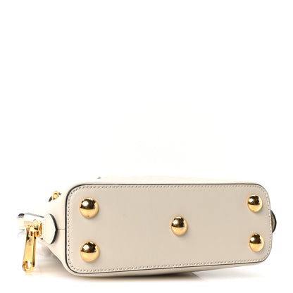 Gucci Boarded Plutone Calfskin Mini Horsebit 1955 Top Handle Bag Mystic White 4 of 10