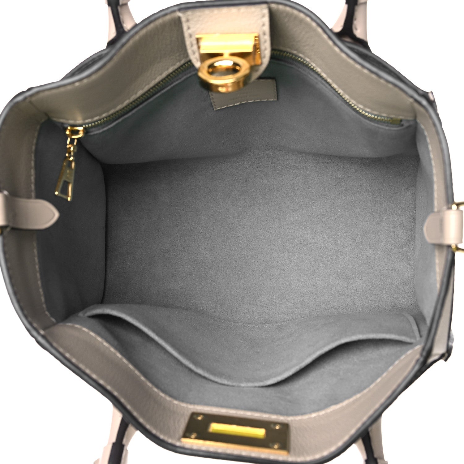 Louis Vuitton Calfskin Monogram On My Side PM Greige 5 of 8