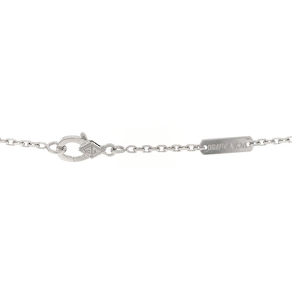 Van Cleef & Arpels 18K White Gold Diamond Large Frivole Pendant Necklace 4 of 4