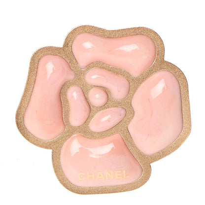 Chanel Enamel Camellia Brooch Pink 1 of 4
