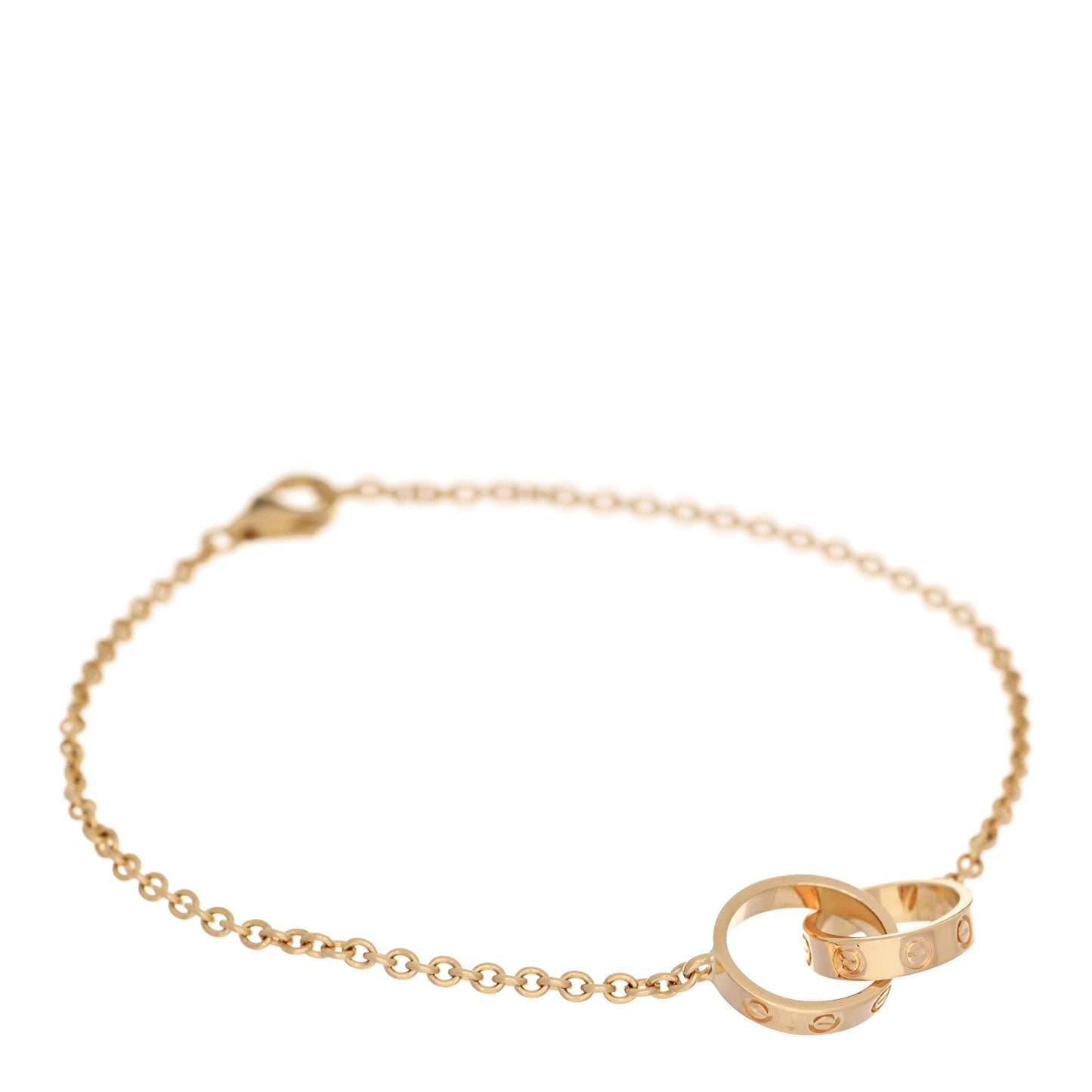 18K Yellow Gold Interlocking LOVE Bracelet