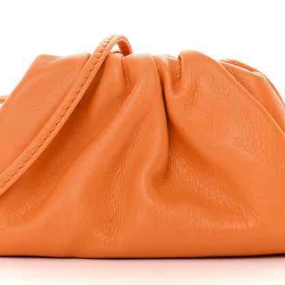 Bottega Veneta Butter Calfskin Coin Purse Orange 7 of 10