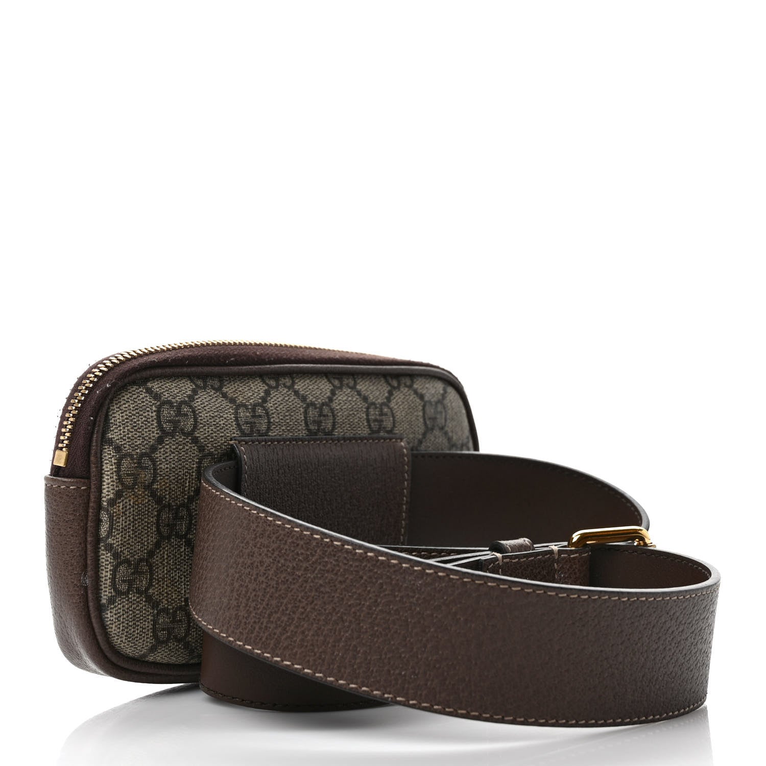 Gucci GG Supreme Monogram Ophidia Belted iPhone Case 85 34 Dark Brown 3 of 9