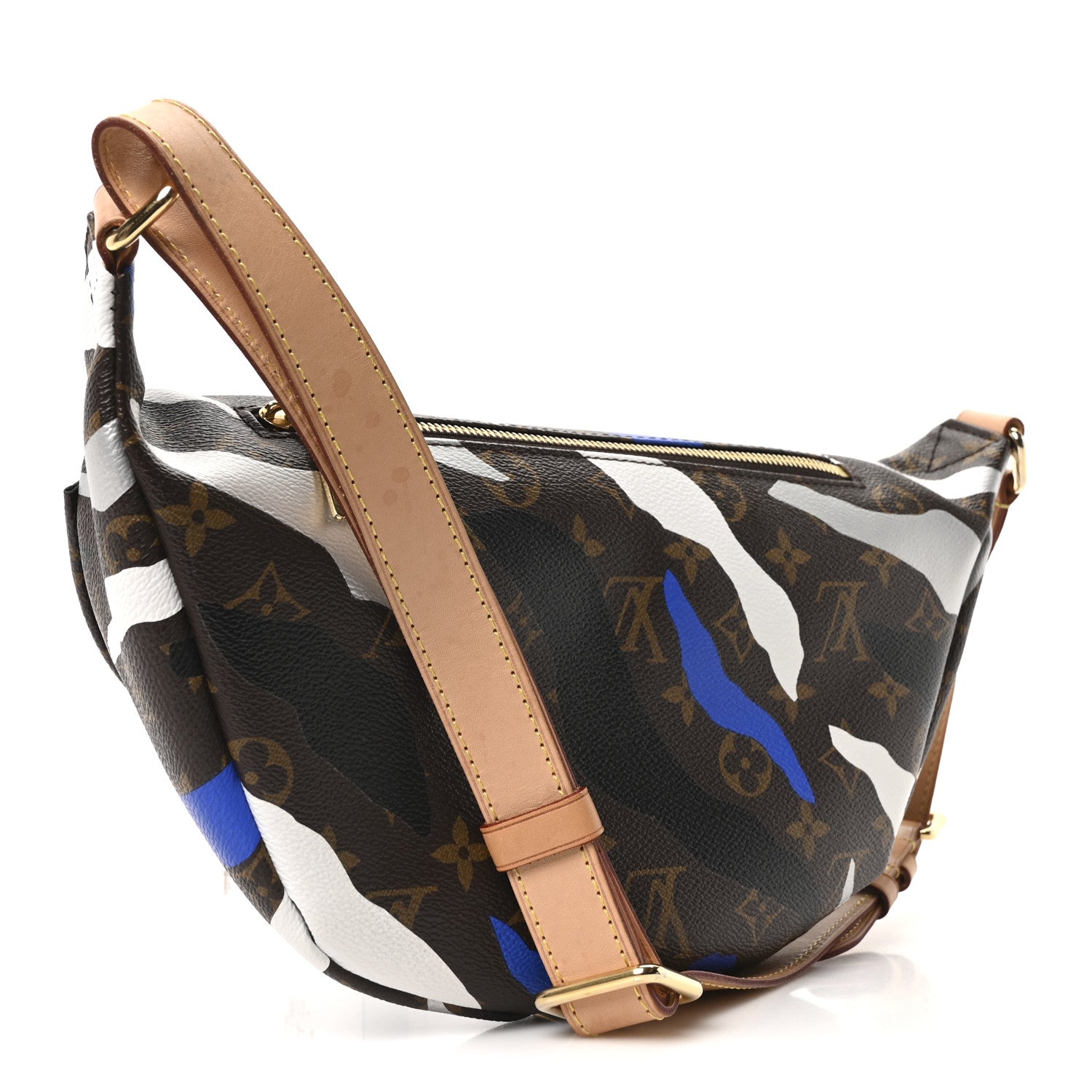 Louis Vuitton LoL Monogram Bumbag Blue Silver 3 of 9