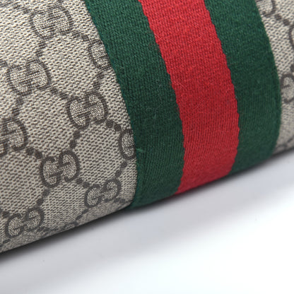 Gucci GG Supreme Monogram Web Messenger Bag Black 13 of 16