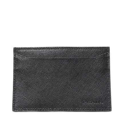 Prada Saffiano Card Holder Black 1 of 6