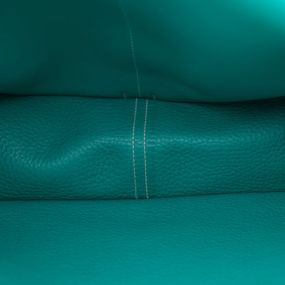 Hermes Taurillon Clemence Halzan 31 GM Vert Verone 5 of 10