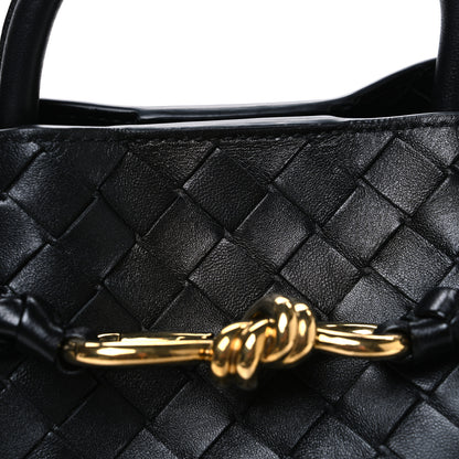 Bottega Veneta Nappa Intrecciato Medium Andiamo Shoulder Bag Black 6 of 8