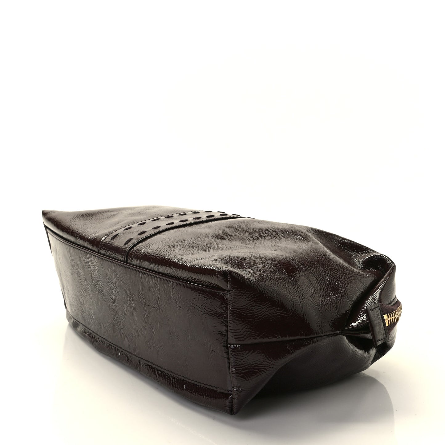 Patent Muse Cosmetic Case Burgundy