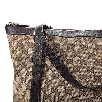 Gucci Monogram Medium Abbey Tote Brown 10 of 17