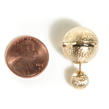 Christian Dior Mise En Dior Tribal Earrings Gold 2 of 4