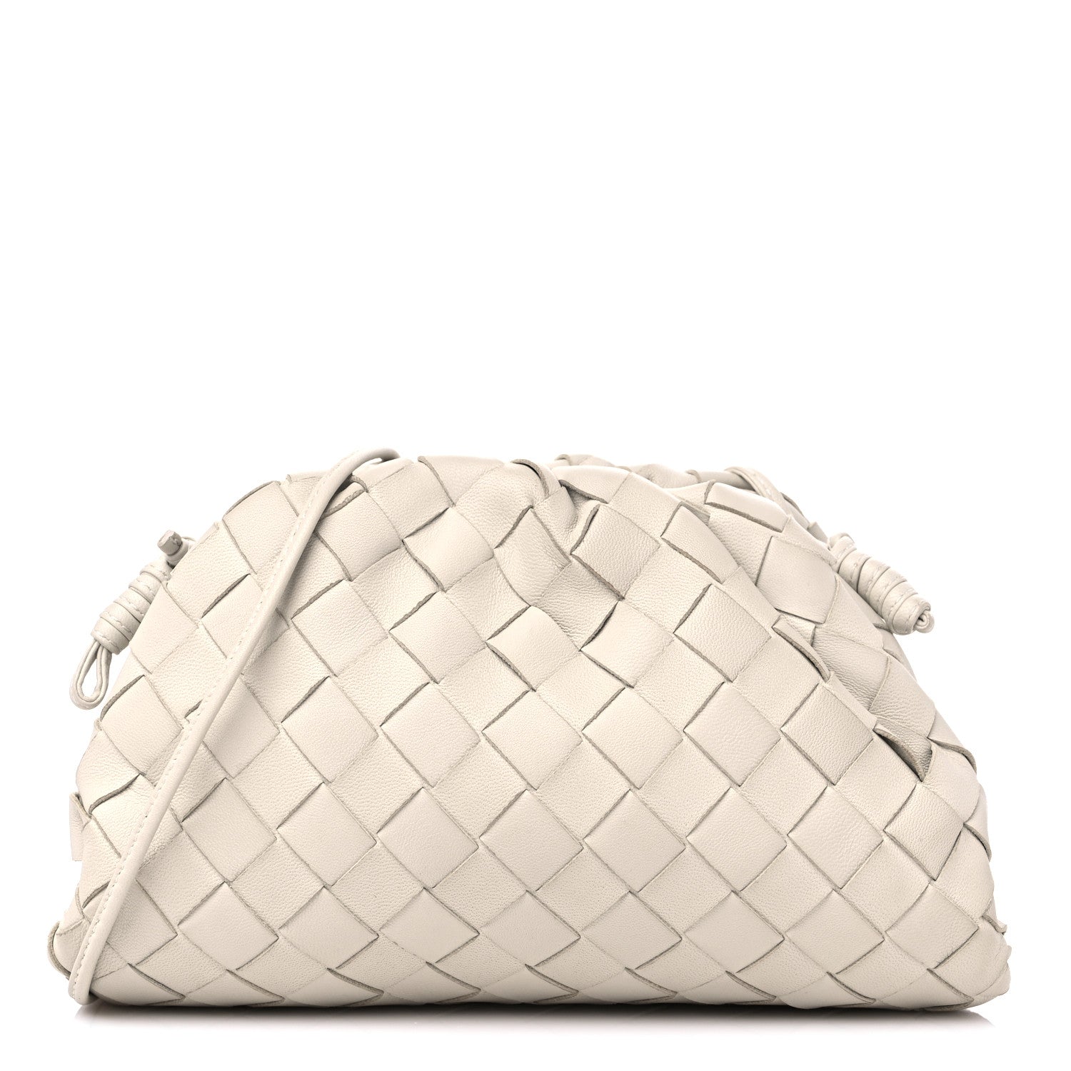 Bottega Veneta Nappa Intrecciato The Mini Pouch Chalk 1 of 8