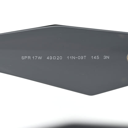 Prada Acetate Symbole Sunglasses SPR 17W Dark Grey 5 of 8