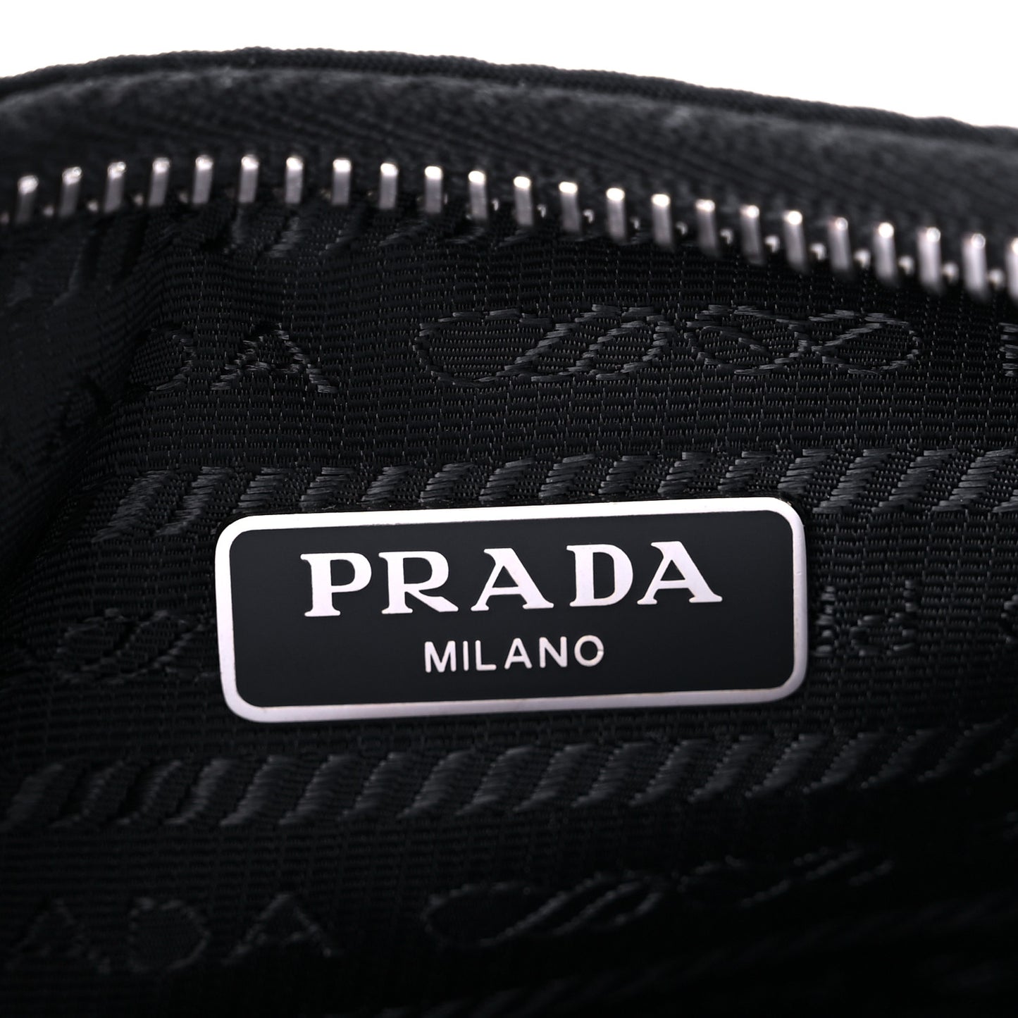 Tessuto Nylon Saffiano Mini Re-Edition 2005 Bag Black