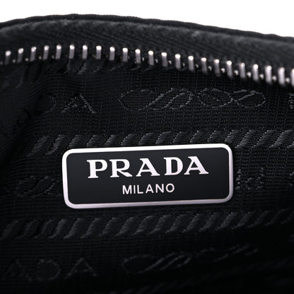 Prada Tessuto Nylon Saffiano Mini Re-Edition 2005 Bag Black 6 of 8