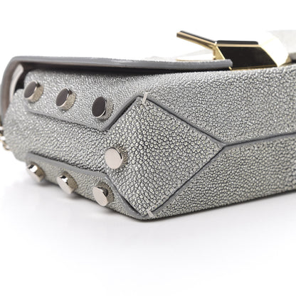 Jimmy Choo Stingray Petite Lockett Shoulder Bag Silver 8 of 9