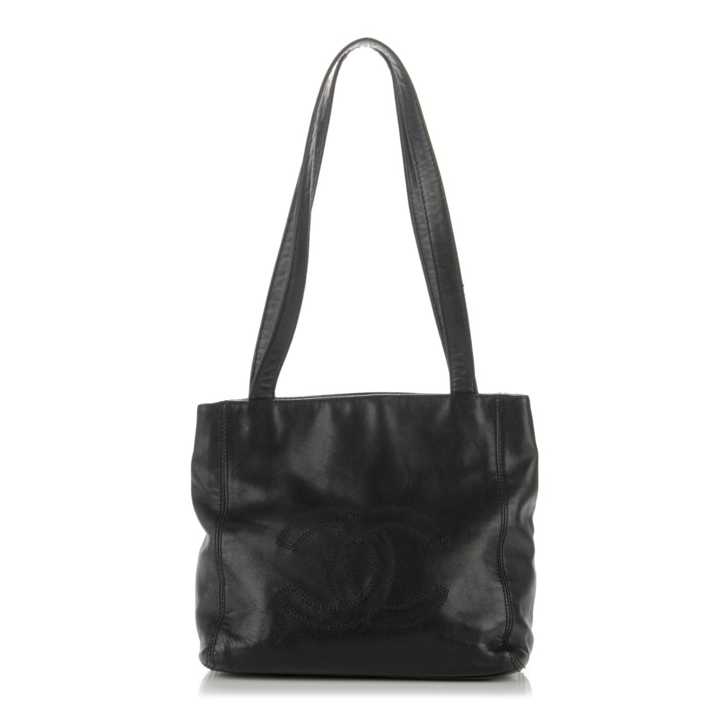 Lambskin CC Tote Black
