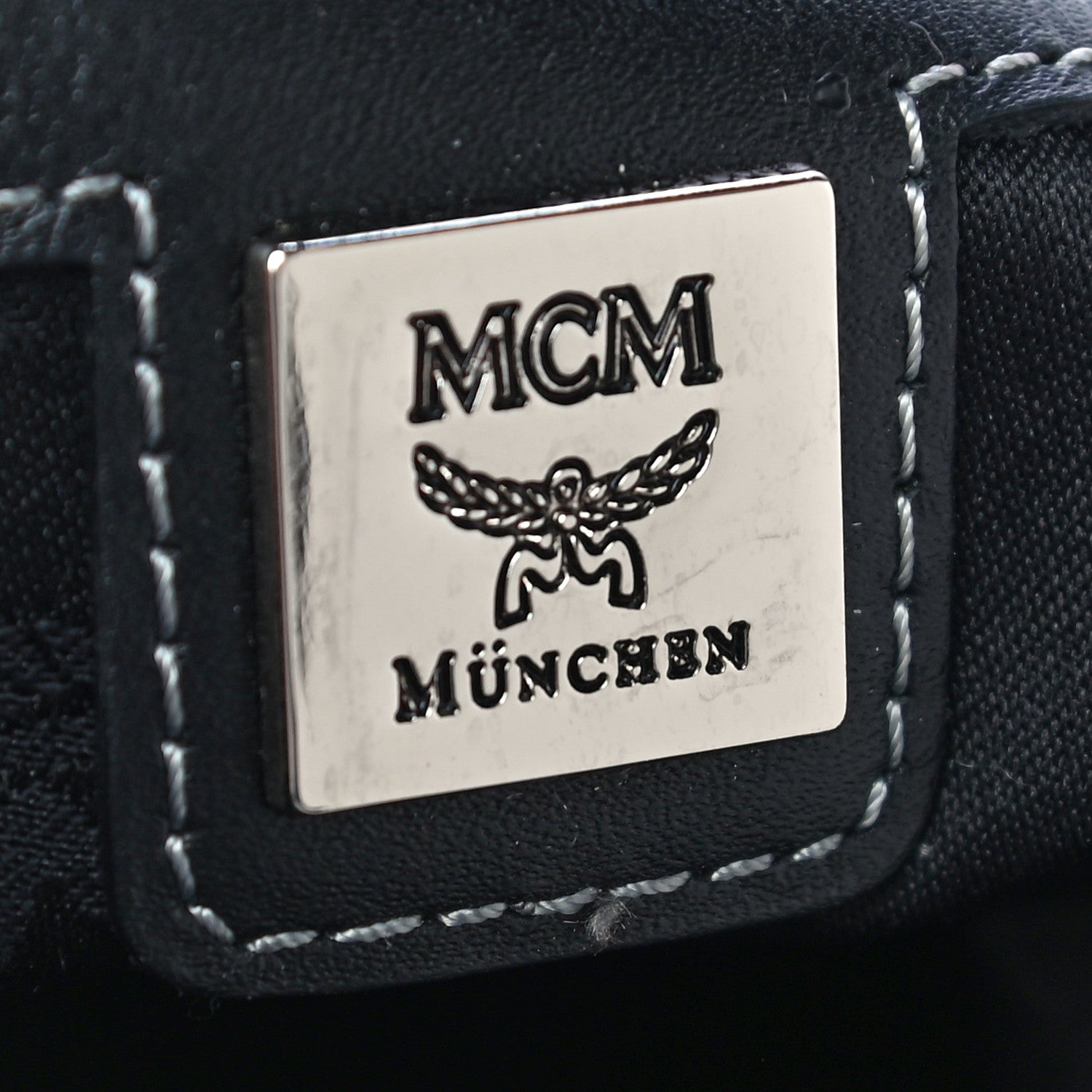 MCM Visetos Small Boston Bag Black 5 of 8