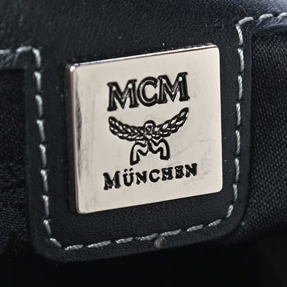 MCM Visetos Small Boston Bag Black 5 of 8