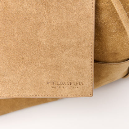 Bottega Veneta Suede Maxi Intrecciato Small Arco Tote Brown 9 of 14