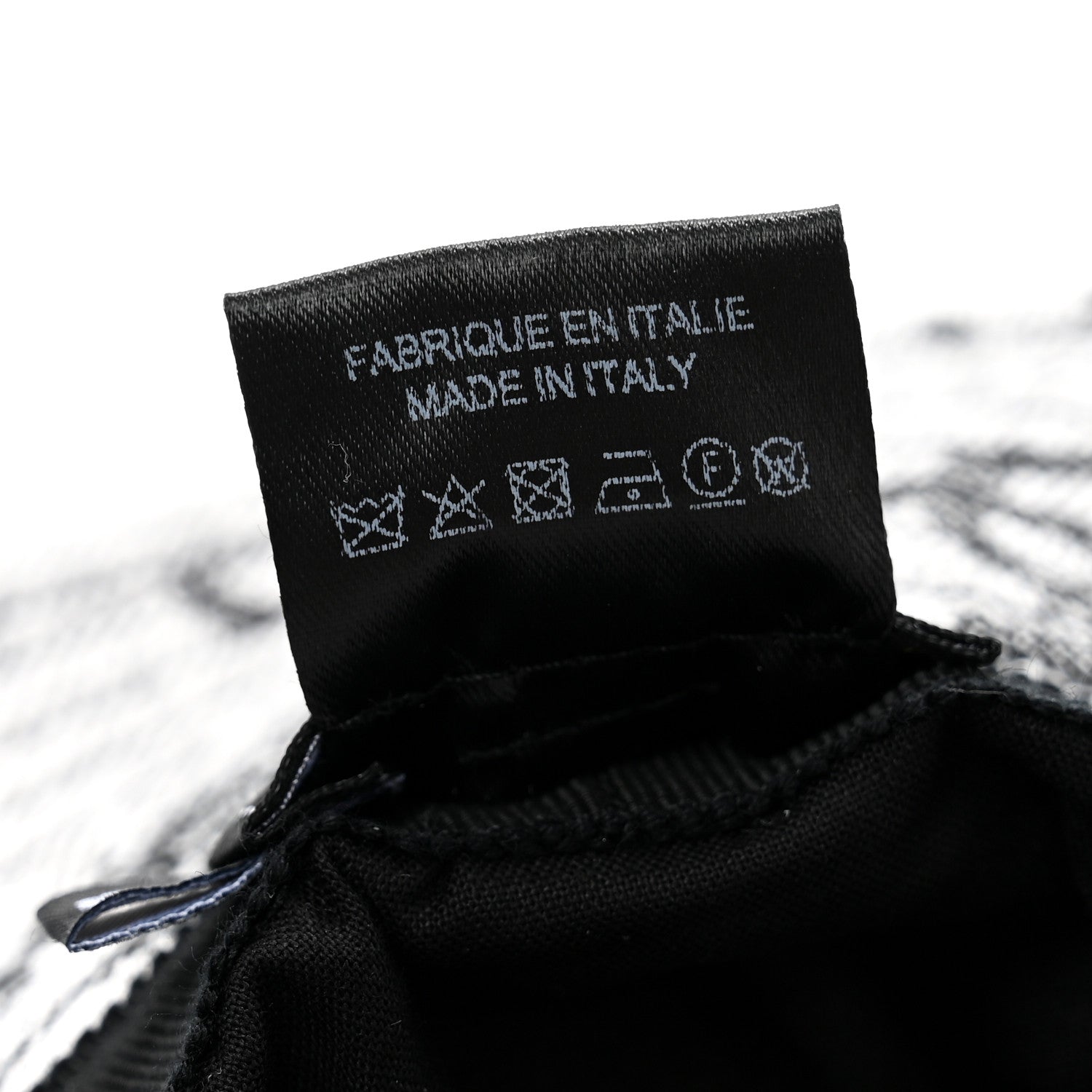 Chanel Denim CC Bucket Hat M White Black 9 of 11